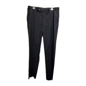 Calvin Klein Mens Dress Pants Size 36x34 Slim Fit Black Poly‎ Mix